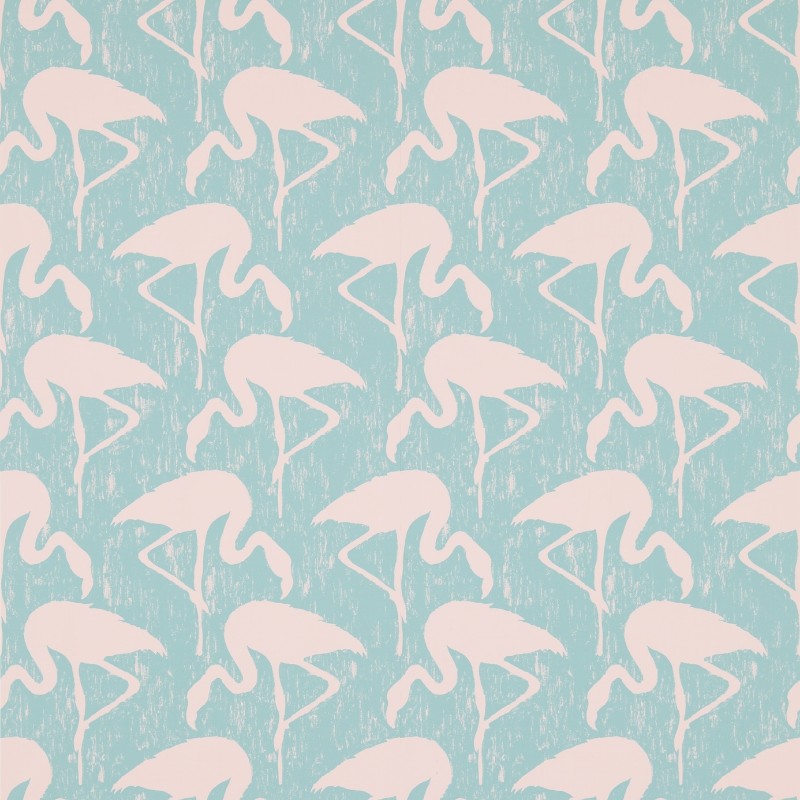 Afbeeldingen van Flamingos Turquoise Pink - 214569
