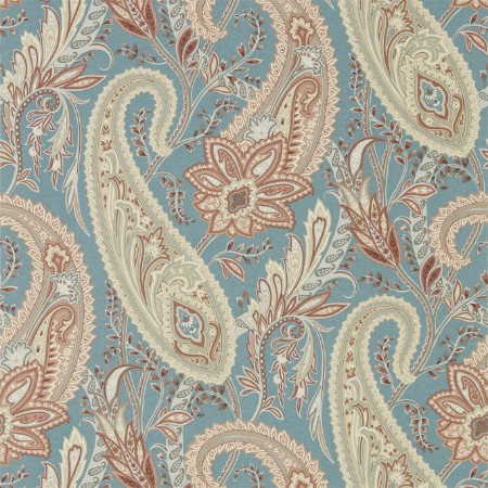 Afbeeldingen van Cashmere Paisley Teal/Spice - 216322