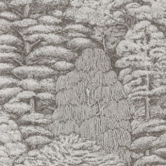 Picture of Woodland Toile Ivory/Charcoal - DWOW215716