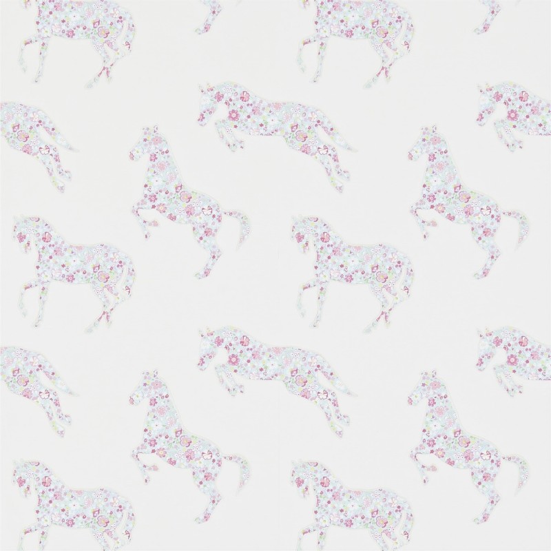 Afbeeldingen van Pretty Ponies Pink/Sky - 214036
