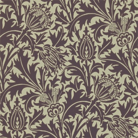 Picture of Thistle Mulberry/Linen - DMOWTH101