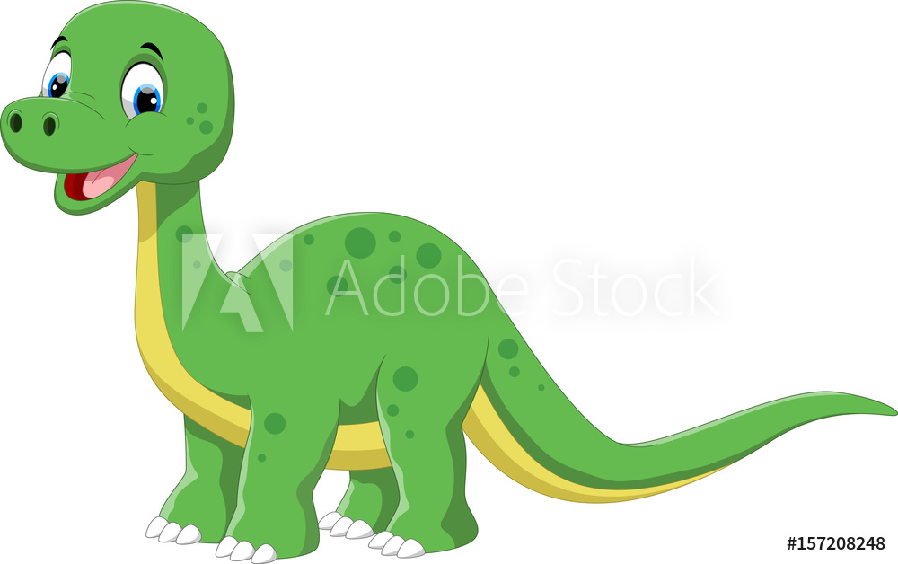 Cute dinosaur cartoon from Wallmural | Familywallpapers