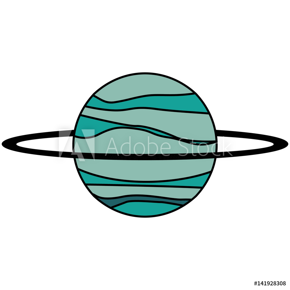 uranus planet solar system vector illustration eps 10 from Wallmural |  Familywallpapers