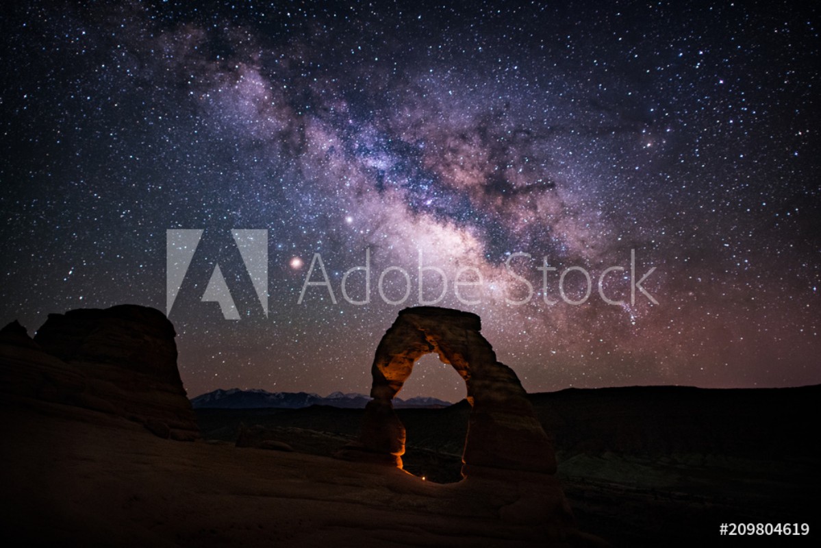 Picture of Delicate Arch Milky Way