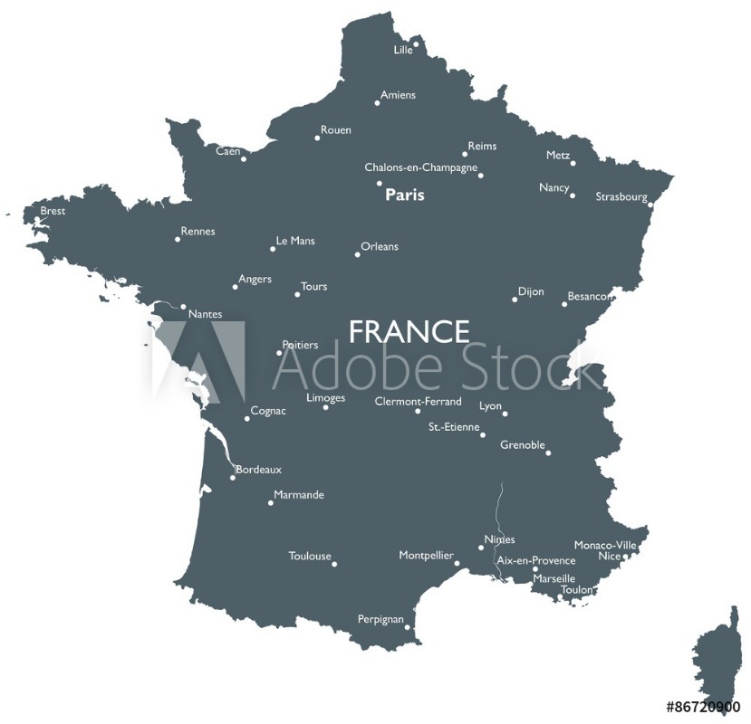 Image de France Map