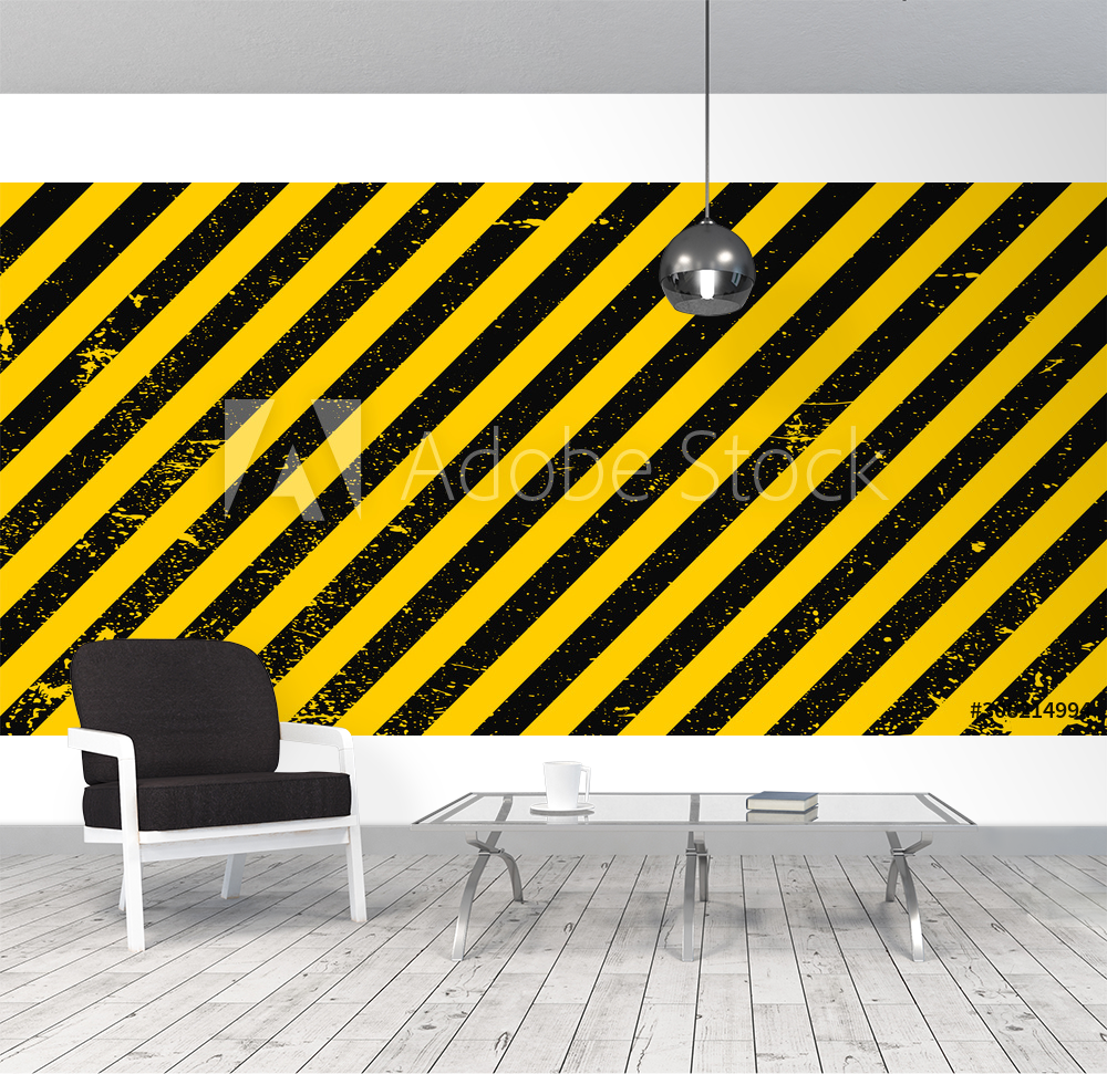Industrial background warning frame grunge yellow black diagonal stripes  vector grunge texture warn caution construction safety background from  Wallmural | Familywallpapers