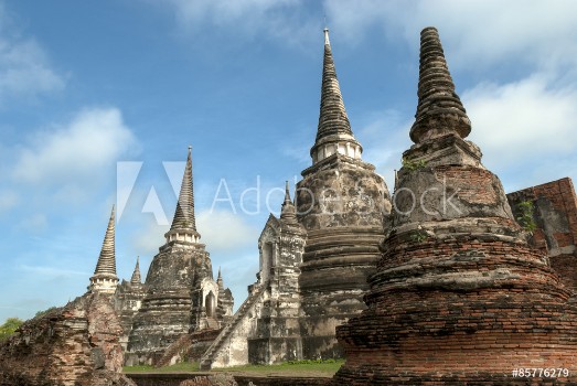 Picture of Tailandiaayutthayapagodas