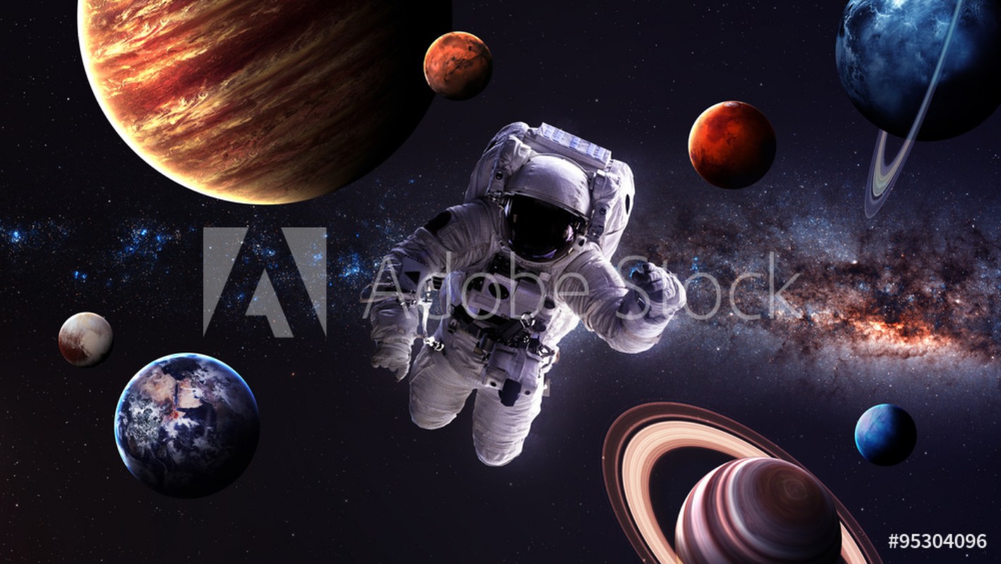 Picture of Astronaut in Outer Space