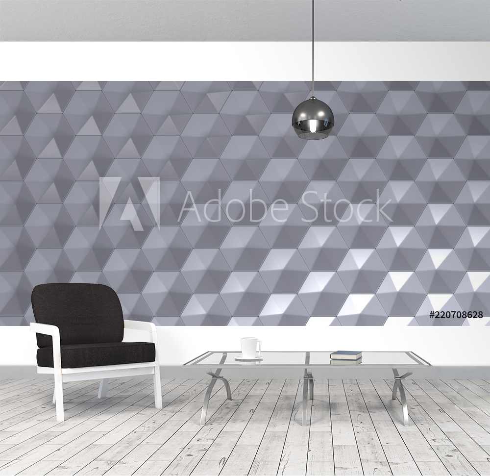 3D Geometric Abstract Hexagonal Wallpaper Background from Wallmural |  Familywallpapers