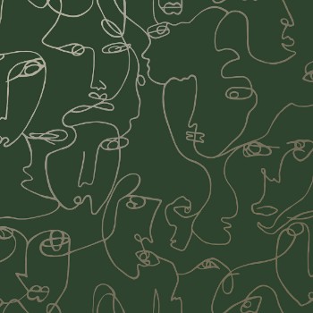 Picture of Linear Visage Green/Gold - 91270