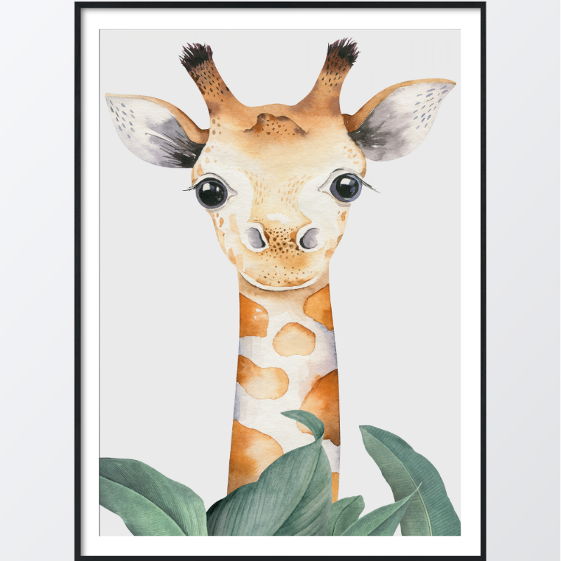 Bild på Baby giraffe poster