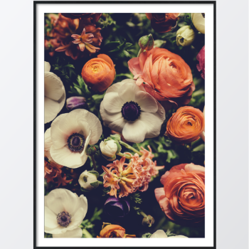 Picture of Vintage floral plakat