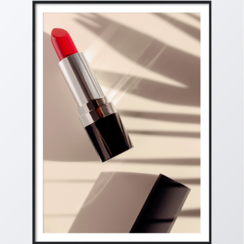 Bild på Red lipstick poster
