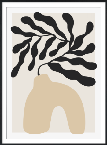 Bild på Matisse-inspired branches poster
