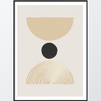 Picture of Abstract circle II plakat