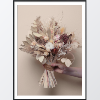 Bild på Dried flower bouquet poster