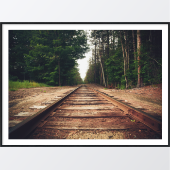 Picture of Railroad tracks plakat