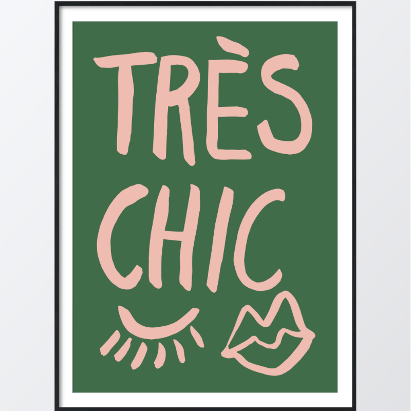 Picture of Très chic green plakat