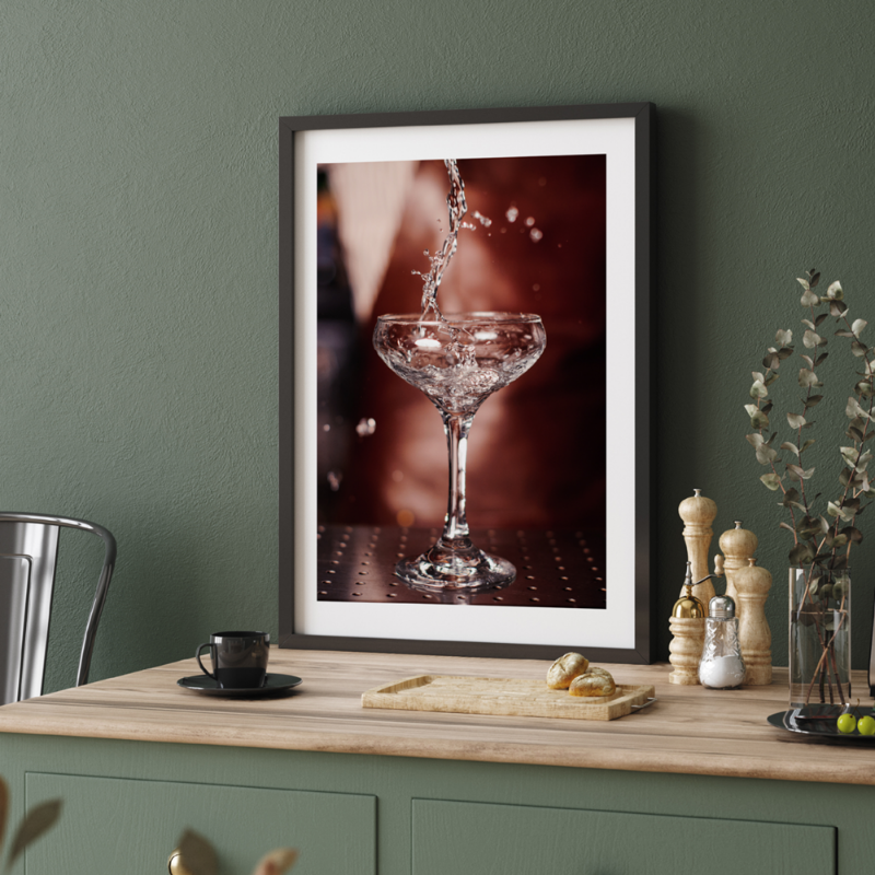 Bild på Champagne glass poster