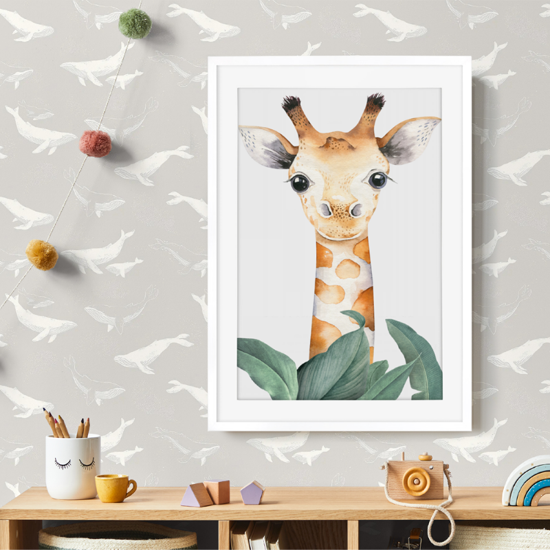 Bild på Baby giraffe poster