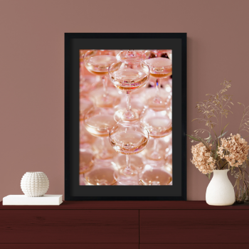 Picture of Pyramid of champagne plakat