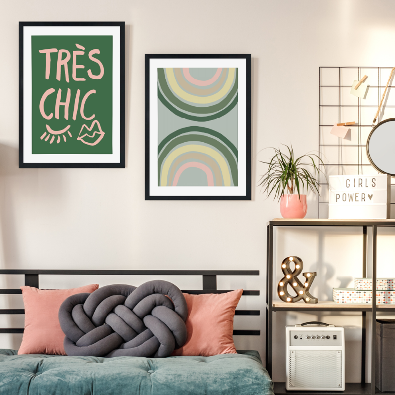 Picture of Très chic green plakat