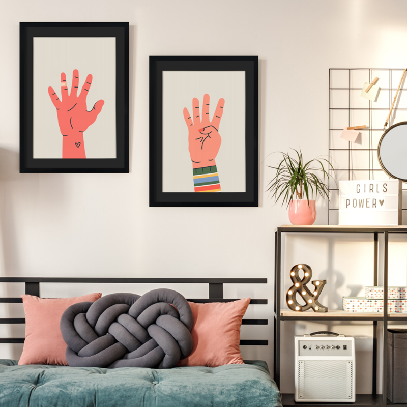 Picture of Counting hand plakat