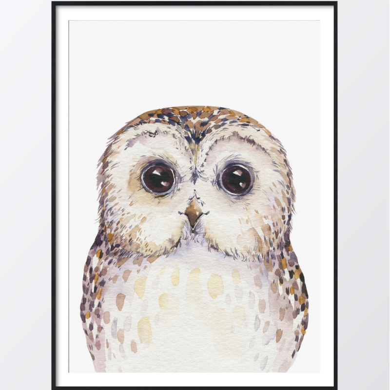 Bild på Cute owl poster