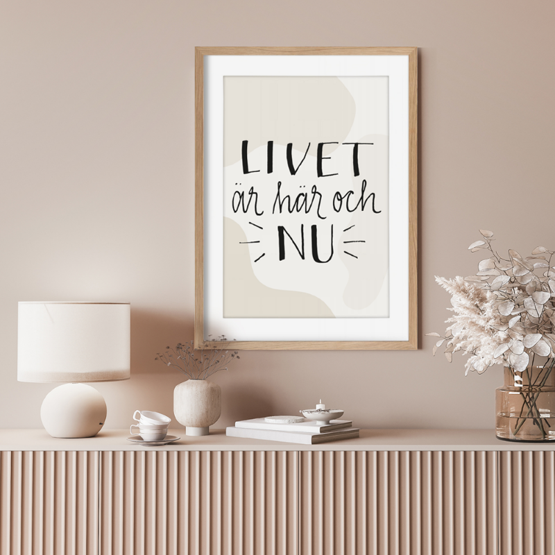 Bild på Life is here poster