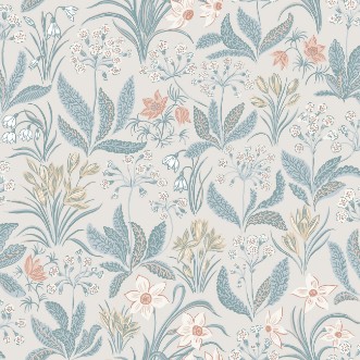 Bild på Huset i solen folklore blue - S10159