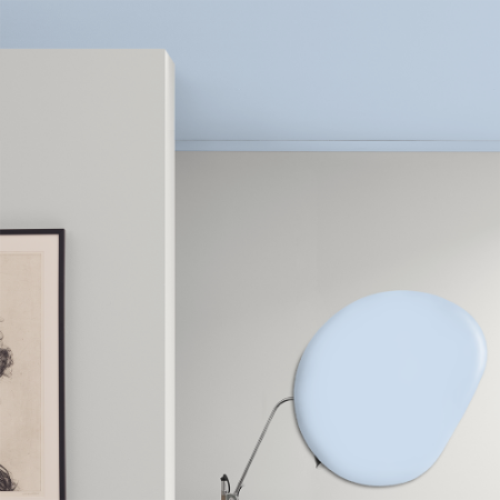 Afbeeldingen van Plafond verf - Kleur W116 Isblå