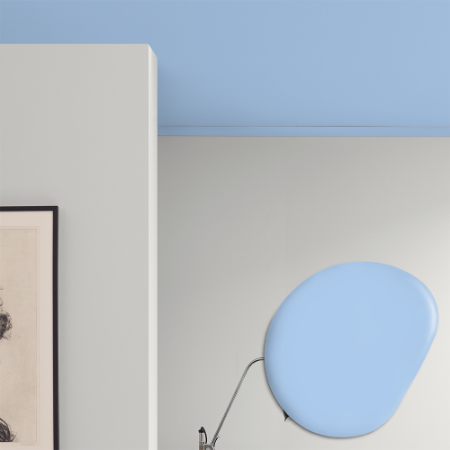 Afbeeldingen van Plafond verf - Kleur W131 Babyblå