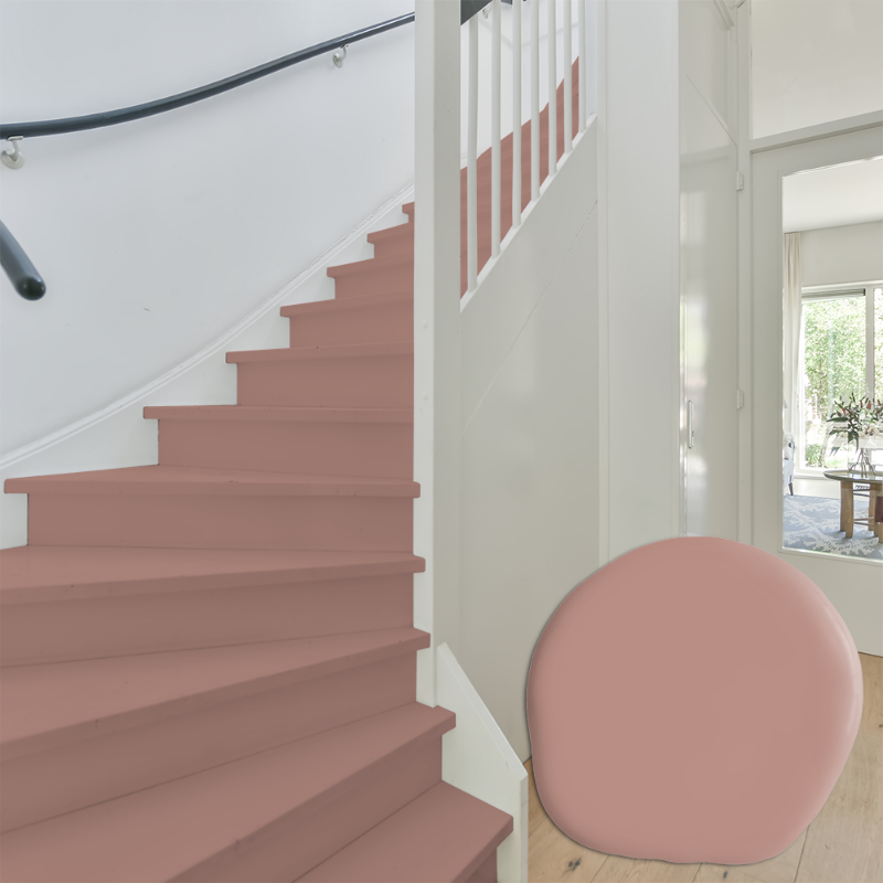 Image de Peinture pour escalier - Couleur W71 Rostrosa