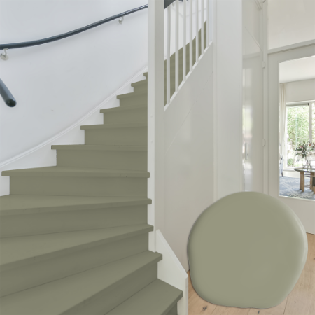 Image de Peinture pour escalier - Couleur W80 Lagerblad