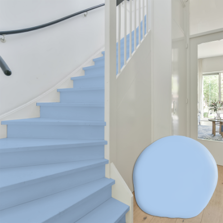 Picture of Stair paint - Colour W131 Babyblå