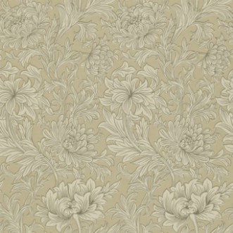 Image de Chrysanthemum Toile Ivory/Gold - DMOWCH103