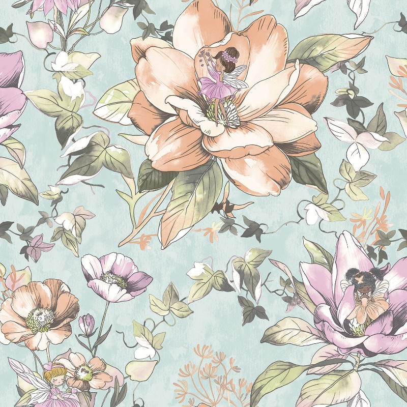Picture of Floral Fairies Teal - 13210