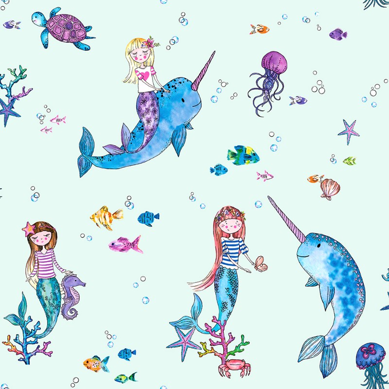 Picture of Narwhals and Mermaids - 91011