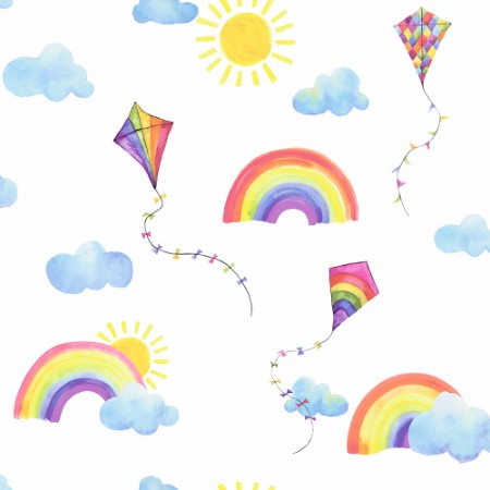 Picture of Rainbows and Flying Kites - 91020