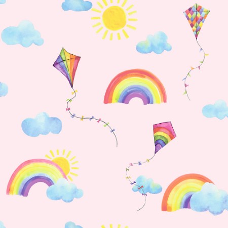 Picture of Rainbows and Flying Kites - 91021