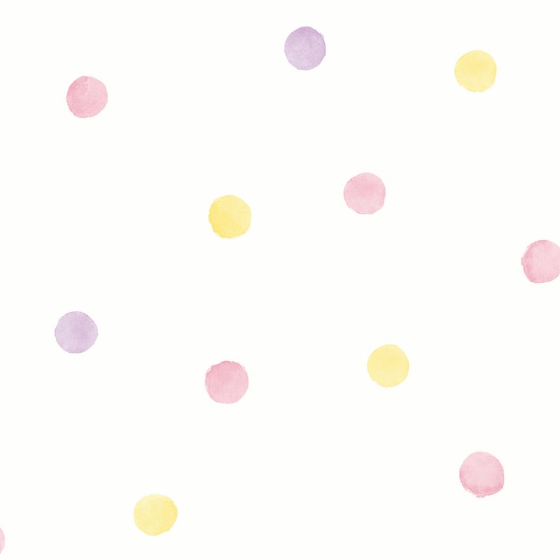 Bild på Watercolour Polka Dots - 91000