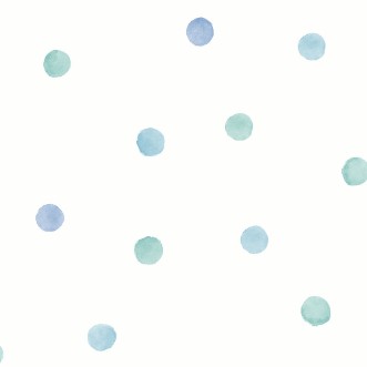 Picture of Watercolour Polka Dots - 91001