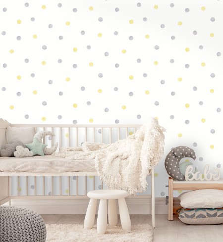 Picture of Watercolour Polka Dots - 91002