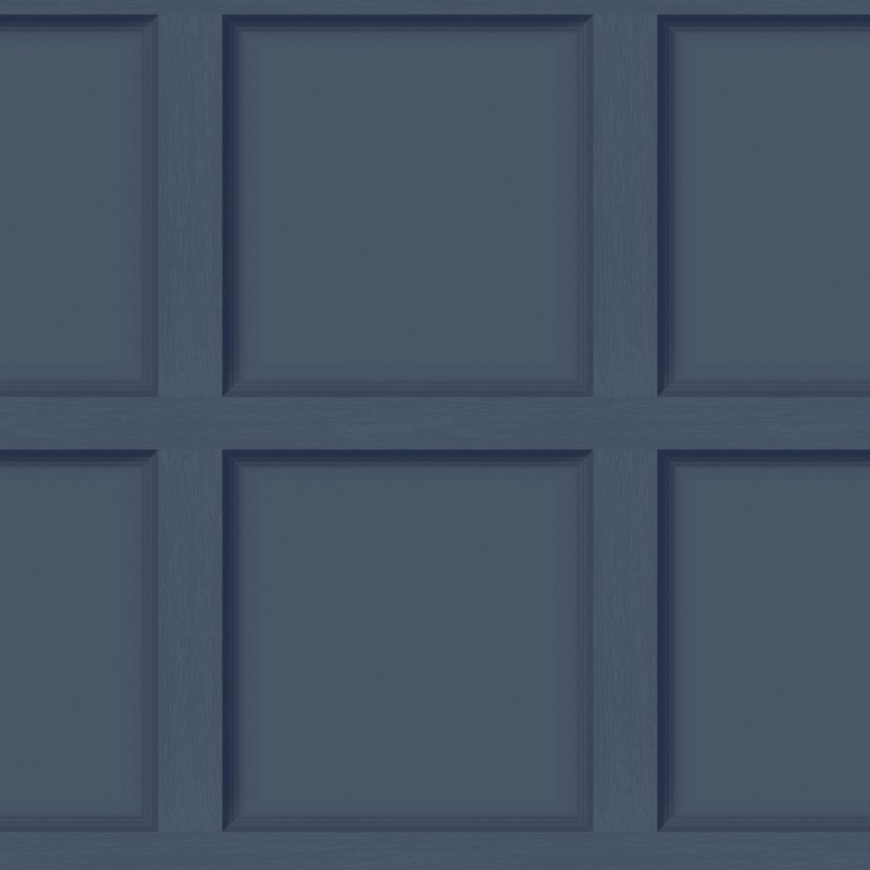 Picture of Modern Wood Panel Navy Blue - 12980