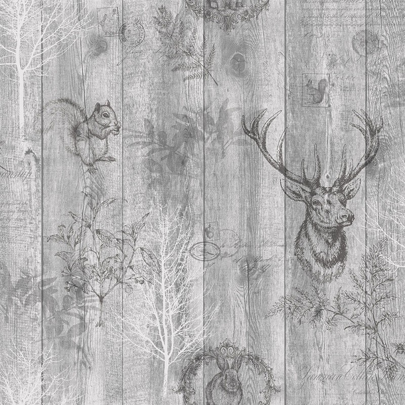 Picture of Stag Wood Panel Grey - 90090