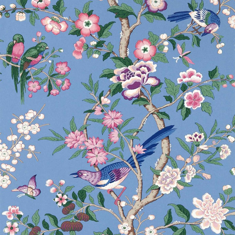 Image de Chinoiserie Hall Blueberry/Purple - DWAW217111