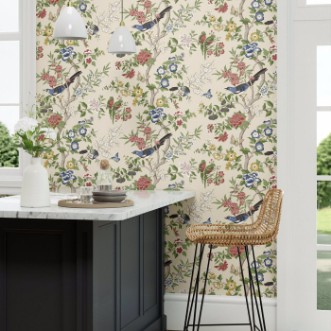 Picture of Chinoiserie Hall Linen/Chintz - DWAW217113