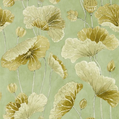 Image de Lotus Leaf Oriental Green/Olive - DWAW217126