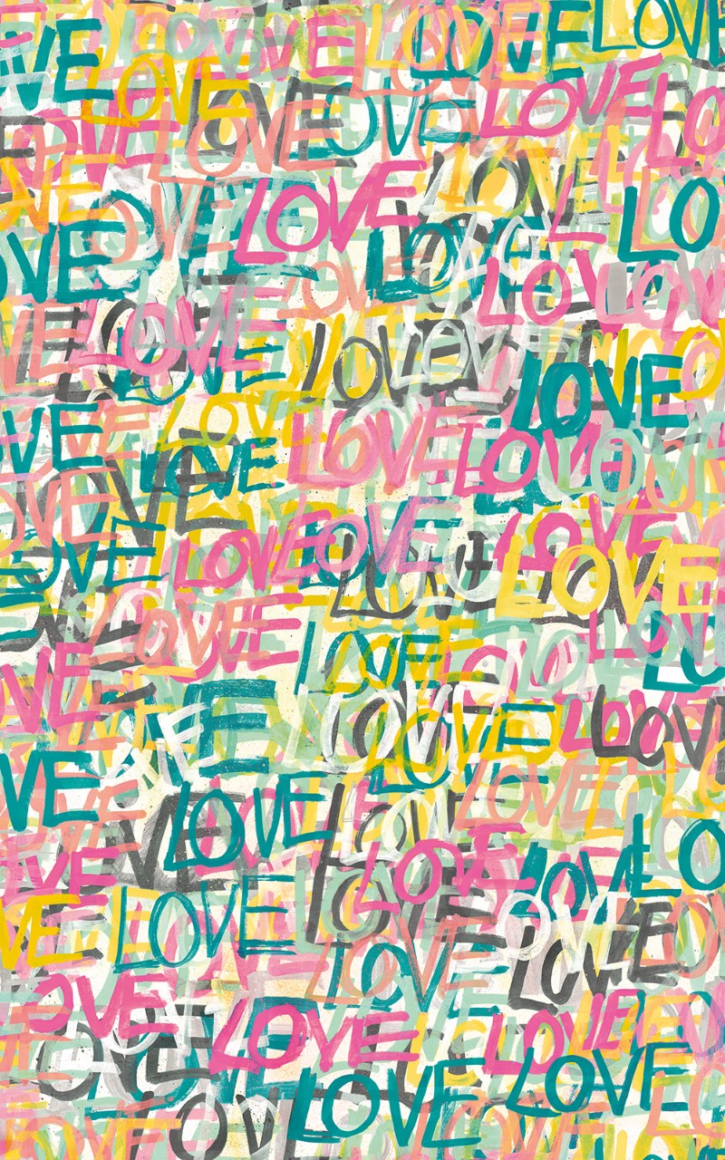 Picture of Love Scribble Pastel Pop - CEP50122W