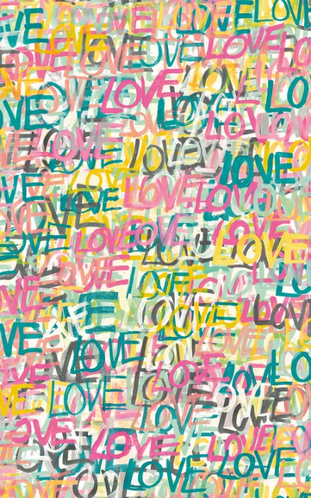 Picture of Love Scribble Pastel Pop - CEP50122W